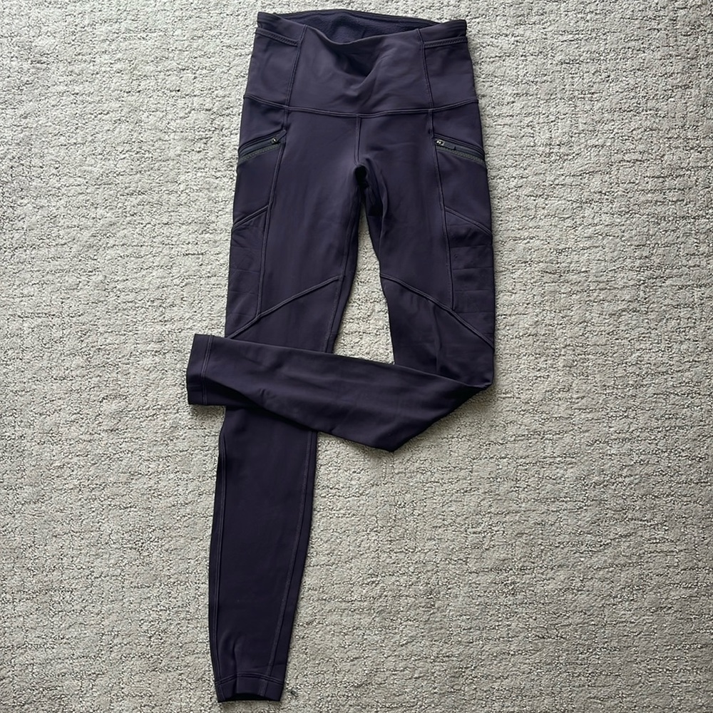 Lululemon Fleece Lined Leggings | Size 4